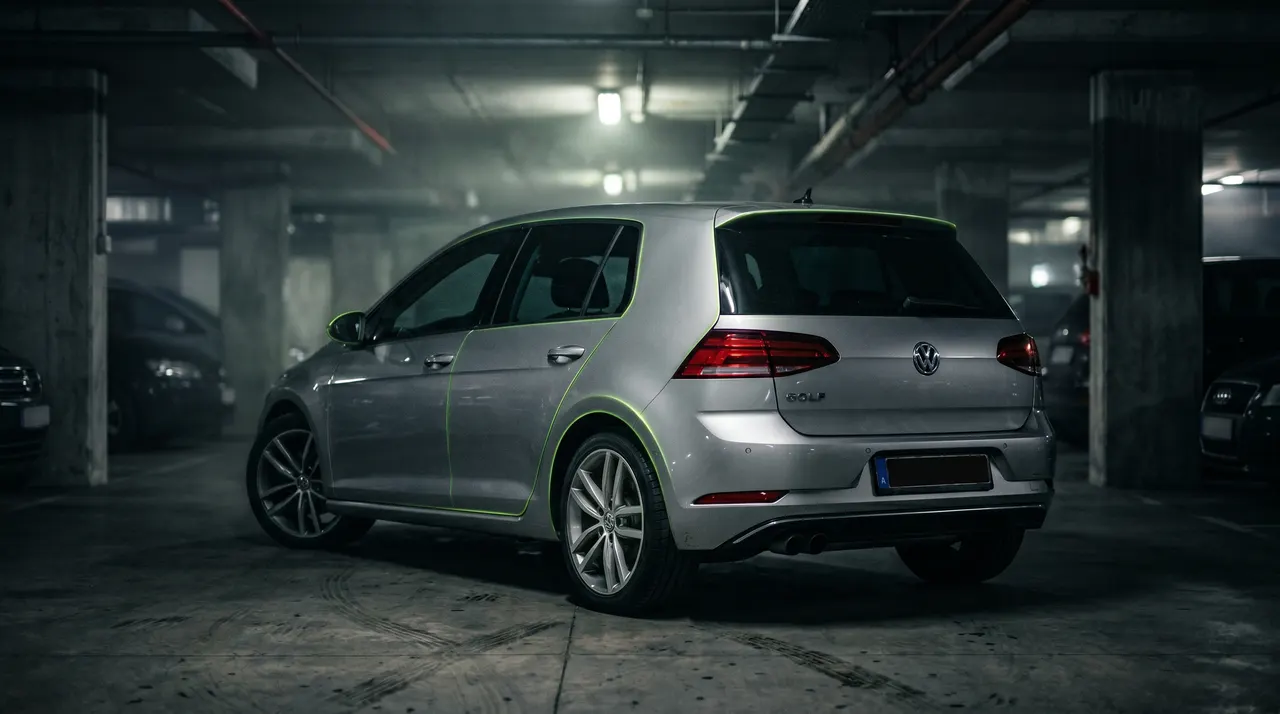 Volkswagen Golf 7 — kampania Digital Car Park