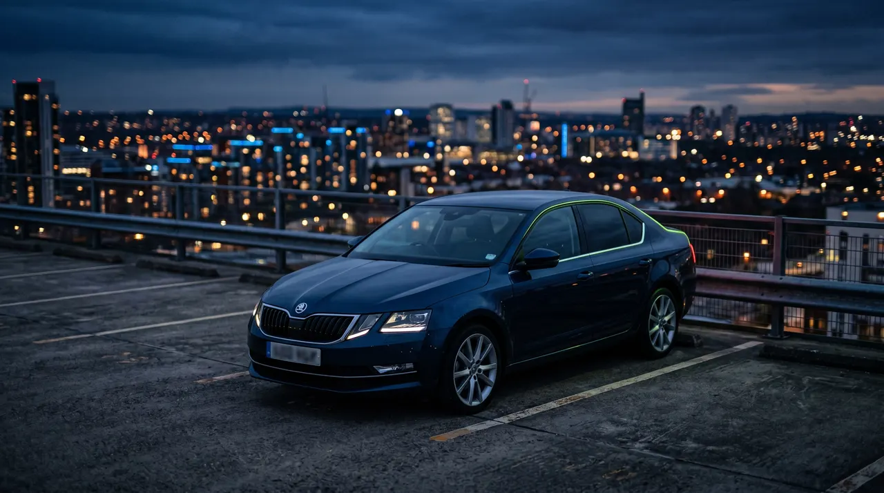 Škoda Octavia III — kampania Digital Car Park